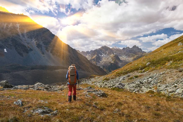 Mooie herfst landschap, Altaj Rusland. — Stockfoto