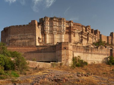Mehrangarh Fort Jodhpur, Hindistan bulunan.