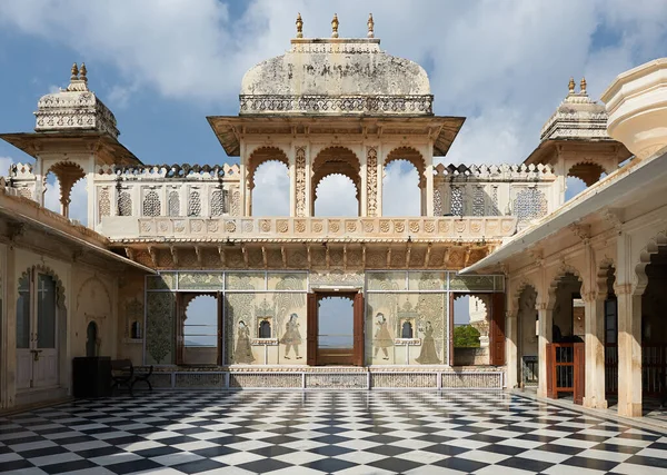 Udaipur India March 2015 City Palace Udaipur Palace Complex Situated — Stock Photo, Image
