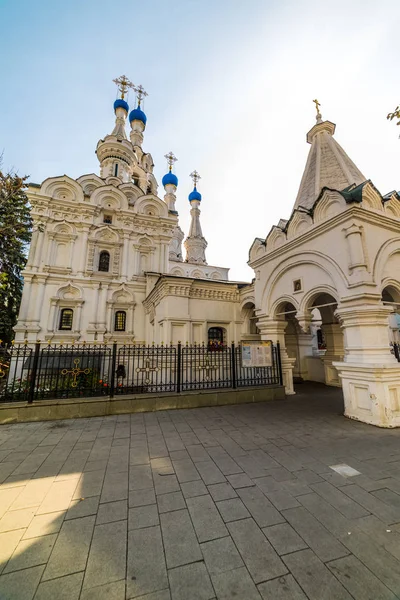 Igreja da Natividade da Bem-aventurada Virgem Maria em Moscou . — Fotografia de Stock