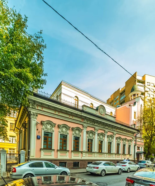 Дегтярный переулок, 9-Mansion (1874, архитектор Ми Никифоров) в Москве — стоковое фото