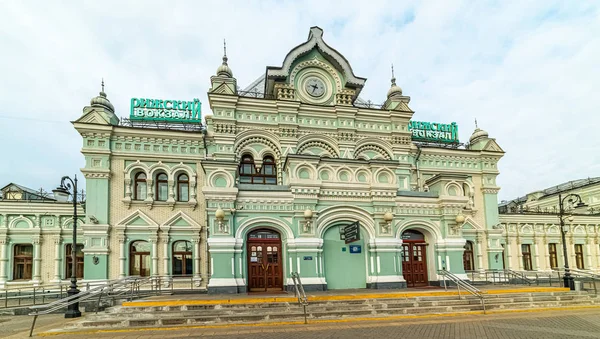 Miasto Moskwa Ryga Dworzec Kolejowy 1930 Vindavsky Połowy Lat Trzydziestych — Zdjęcie stockowe