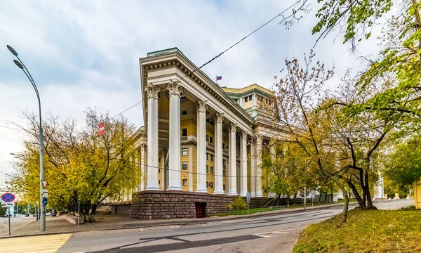 City Moscow Dostoevsky Street Central Academic Theater Russian Army Russia — Stock Photo, Image