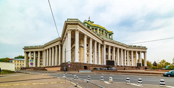 Ciudad Moscú Teatro Académico Central Del Ejército Ruso Construcción Del — Foto de Stock