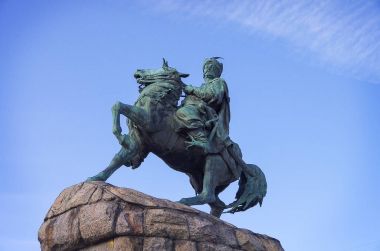 anıt Hetman Bohdan Khmelnytsky'e Kiev, Ukrayna