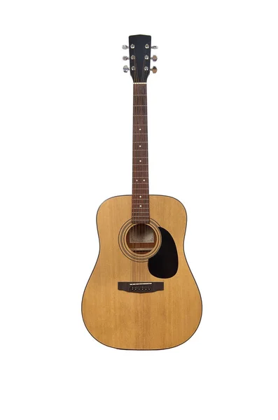 Beyaz arkaplanda gitar