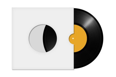 Vinil rekor bir zarf içinde