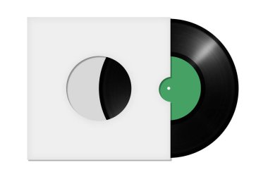 Vinil rekor bir zarf içinde
