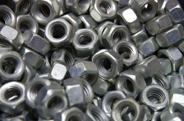 birçok fındık. arka plan. cıvata