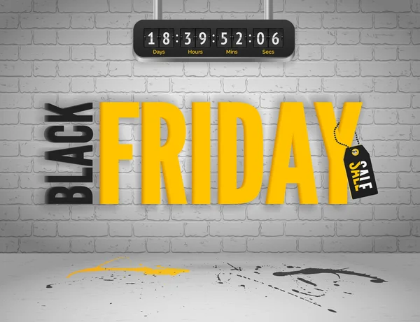 Black Friday banner — Stock Vector