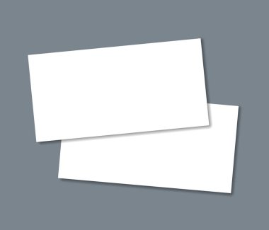 Koyu arka plan üzerinde tasarımınızı değiştirmek için izole gölge ile boş yatay el ilanı