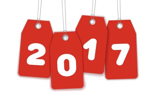 2017 r. nowy rok wektor — Wektor stockowy