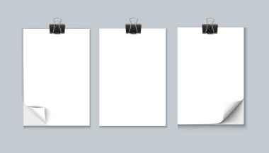 Beyaz kağıdın gri arka plan izole