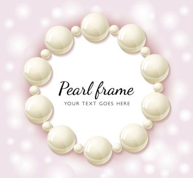 İnci boncuk çerçeve
