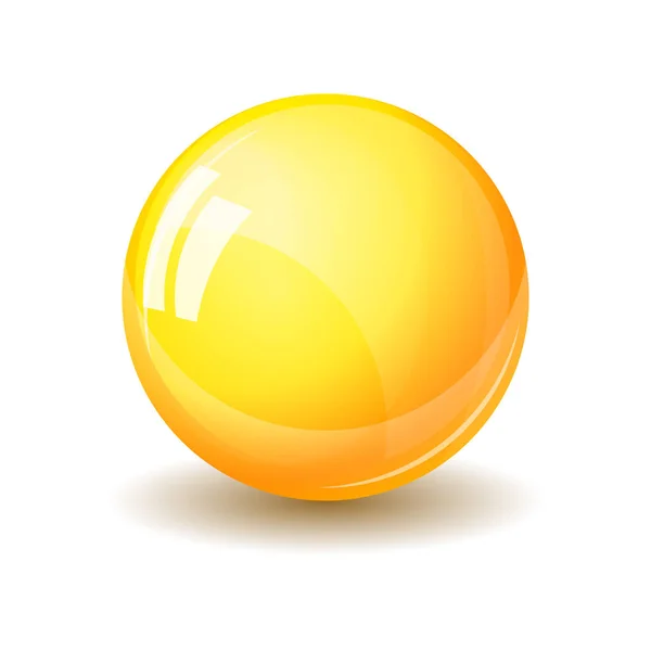 玻璃球体，现实矢量图 — 图库矢量图片