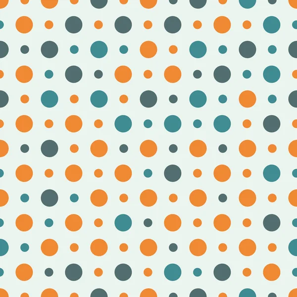 Polka Dot Pattern, Seamless Background — Stock Vector