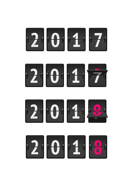 Το νέο έτος αντίστροφη μέτρηση διάνυσμα banner — Διανυσματικό Αρχείο