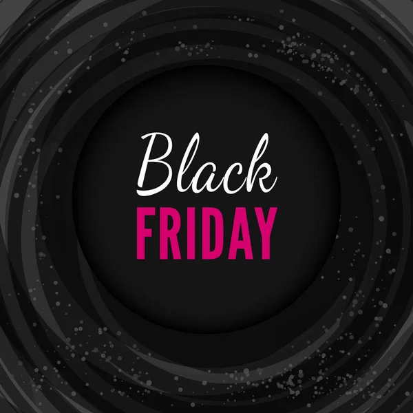 Black Friday Vektorbanner — Stockvektor