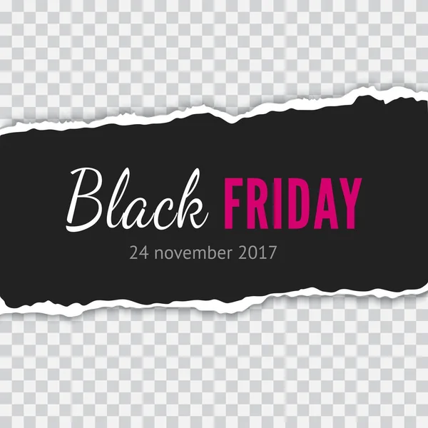 Viernes negro vector banner — Vector de stock