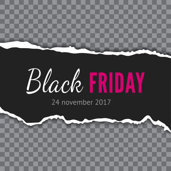 Viernes negro vector banner — Vector de stock