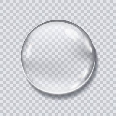 Su damla gerçekçi vektör çizim