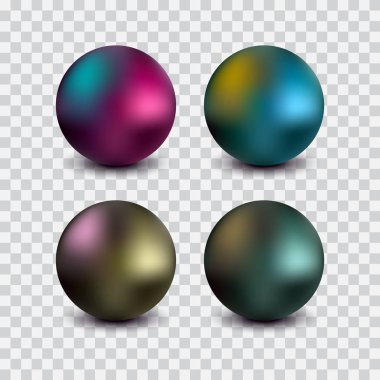 Gerçekçi vektör topu çizim