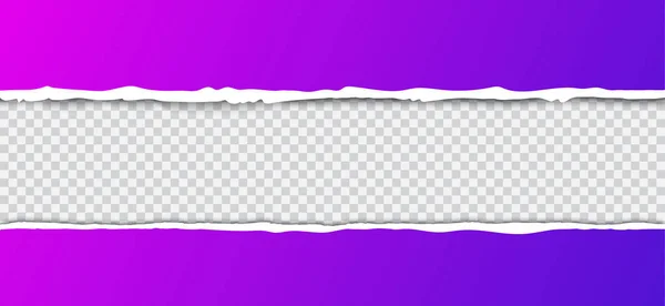 Рваная бумажная векторная иллюстрация — стоковый вектор