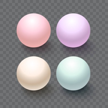 Gerçekçi vektör topu çizim