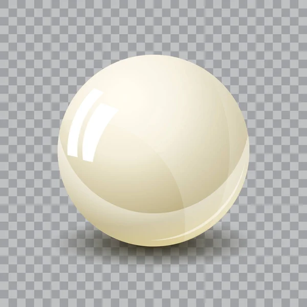 Illustrazione realistica della palla vettoriale — Vettoriale Stock