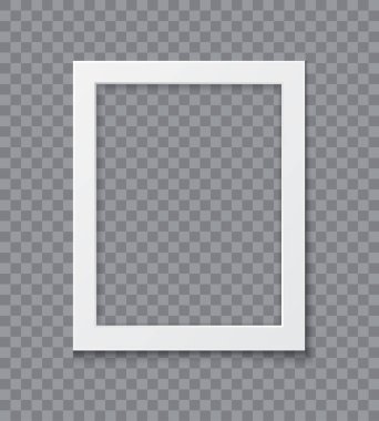 Fotoğraf çerçeve vektör gerçekçi çizim