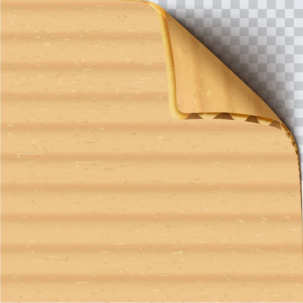 硬纸板纸片现实的矢量平方背景 — 图库矢量图片