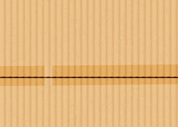 Lepenka s lepicí páskou kousky realistické vektorové pozadí — Stockový vektor