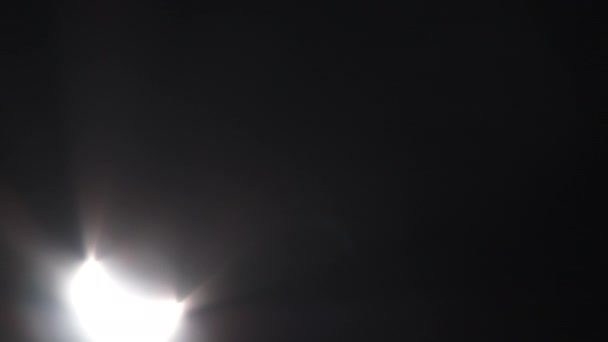 Прохід Часу Місяць Покриває Сонце Під Час Повного Сонячного Затемнення — стокове відео