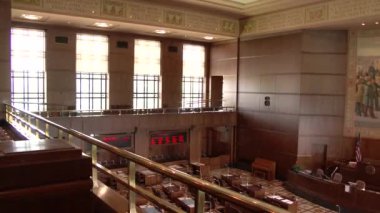 Salem, Oregon 'daki Boş Senato Eyalet Meclis Binası' nda.