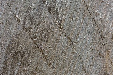 Yıpranmış çatlak çizgileri ve ahşap dokusuyla mavi-gri kereste.