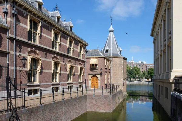 Het Torentje Petite Tour Petit Bâtiment Octogonal Hofvijver Livre Cour — Photo