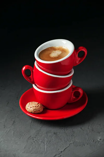 Stapel koffiebekers — Stockfoto