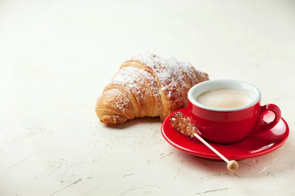 Pequeno-almoço italiano tradicional — Fotografia de Stock