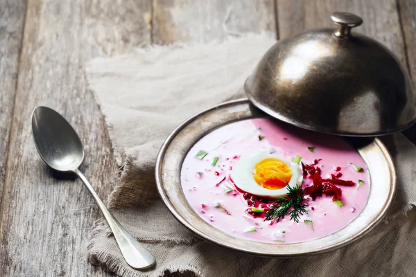 Zuppa fredda di barbabietole — Foto Stock