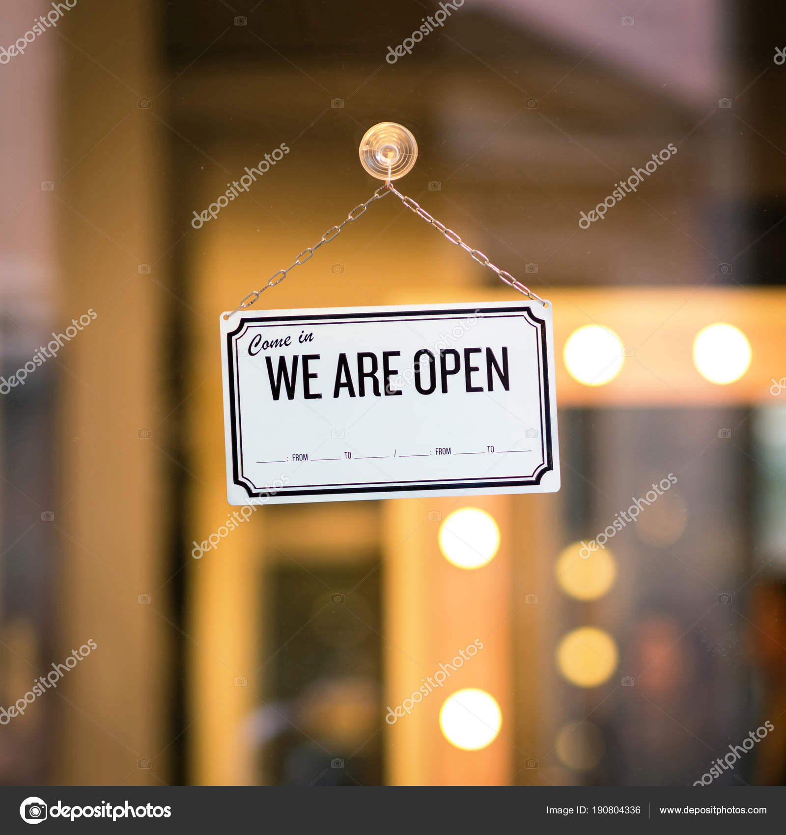 Premium Vector, We are open sign concept