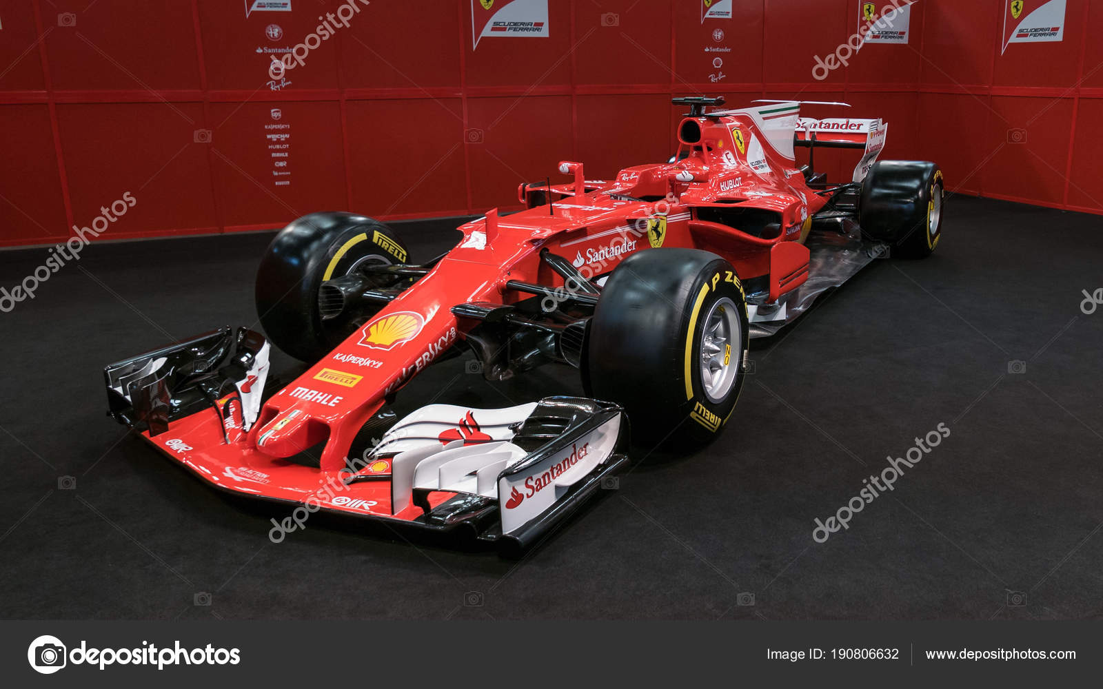 Bologna Italy Circa December 2017 Ferrari Sf70H Formula Sports Car