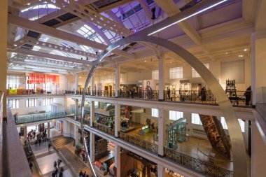 London, Büyük Britanya - Ocak, 2018 yaklaşık: Ana Salon içinde Bilim Müzesi Güney Kensington müzenin parçası olarak 1857 yılında kuruldu.