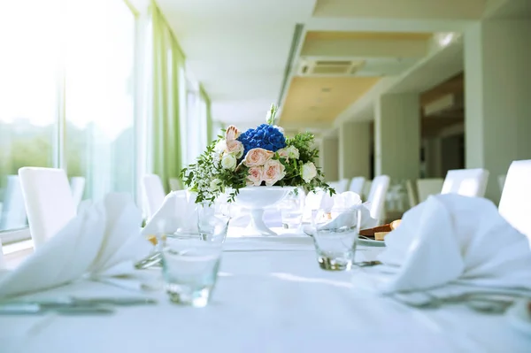 Floral Decoration Wedding Luxury Table — Stock Photo, Image