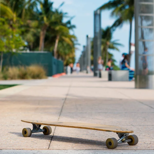 ロングボードはサウス ポワント パークのクローズ アップ マイアミ フロリダ州 — ストック写真