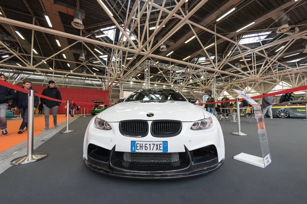 Bologna Italie Circa Décembre 2017 Bmw Sport Tuning Salon Automobile — Photo