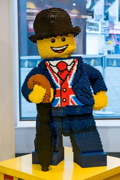 London Storbritannien Circa Januari 2018 Lego Store Engelska Mannen Lego — Stockfoto