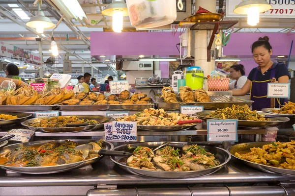 Bangkok Tailandia Noviembre 2015 Vista Interior Del Mercado Tor Kor —  Fotos de Stock