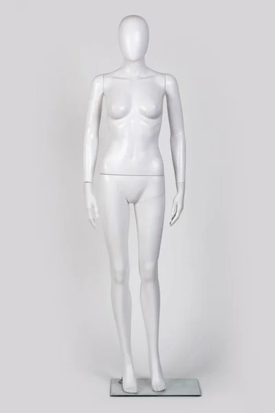 Mannequin Féminin Isolé Sur Fond Blanc — Photo