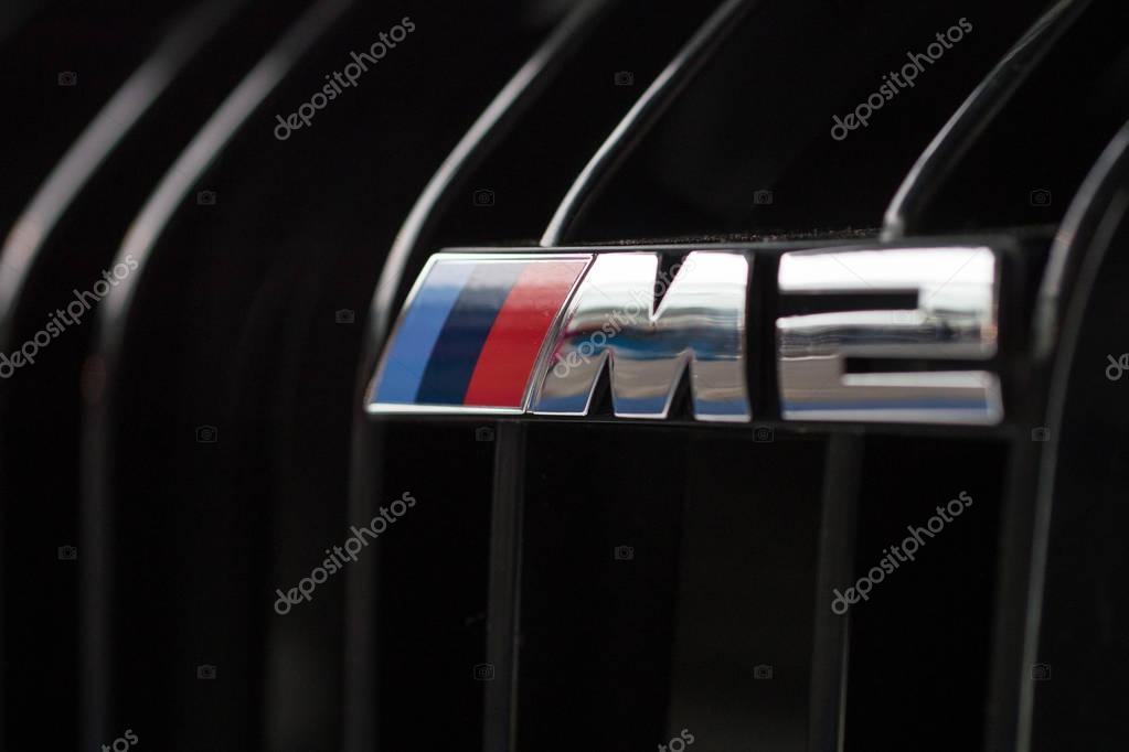 MILAN, ITALY - CIRCA NOVEMBER, 2017: M2 BMW Motorsport logo at the 75th EICMA, an International Motorcycle Exhibition in Rho, Milan.