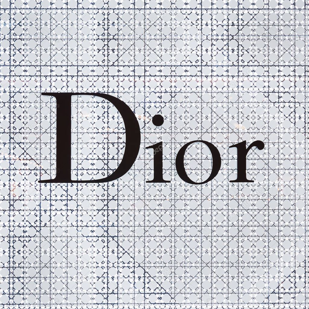 BANGKOK, THAILAND - NOVEMBER 19, 2015: Dior store. Dior is a European luxury goods company founded in 1946 by the eponymous designer Christian Dior.